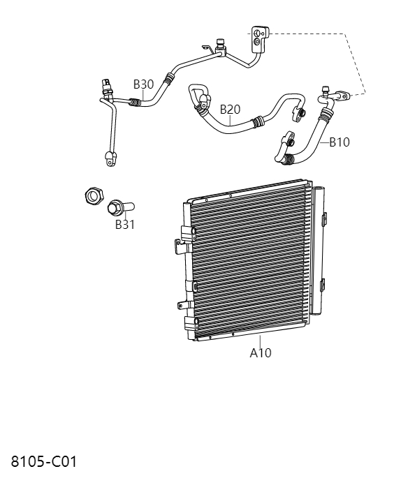 Heating and air conditioning - air conditioning piping8105