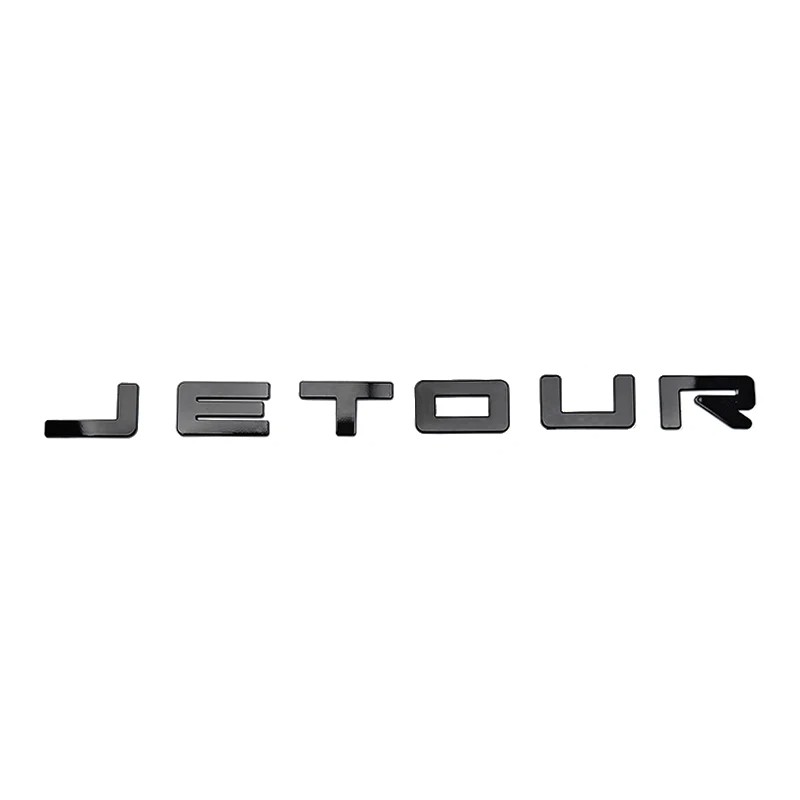 Jetour T1 Grille LOGO Grille Letter Mark JETOUR Blackened Sticker Black Warrior Decorative Modification Parts