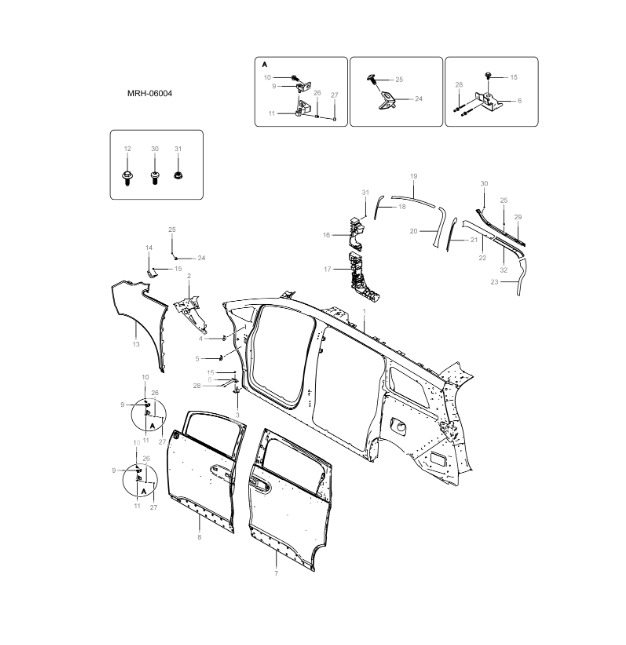 MREH-06004 Side Panel and Door