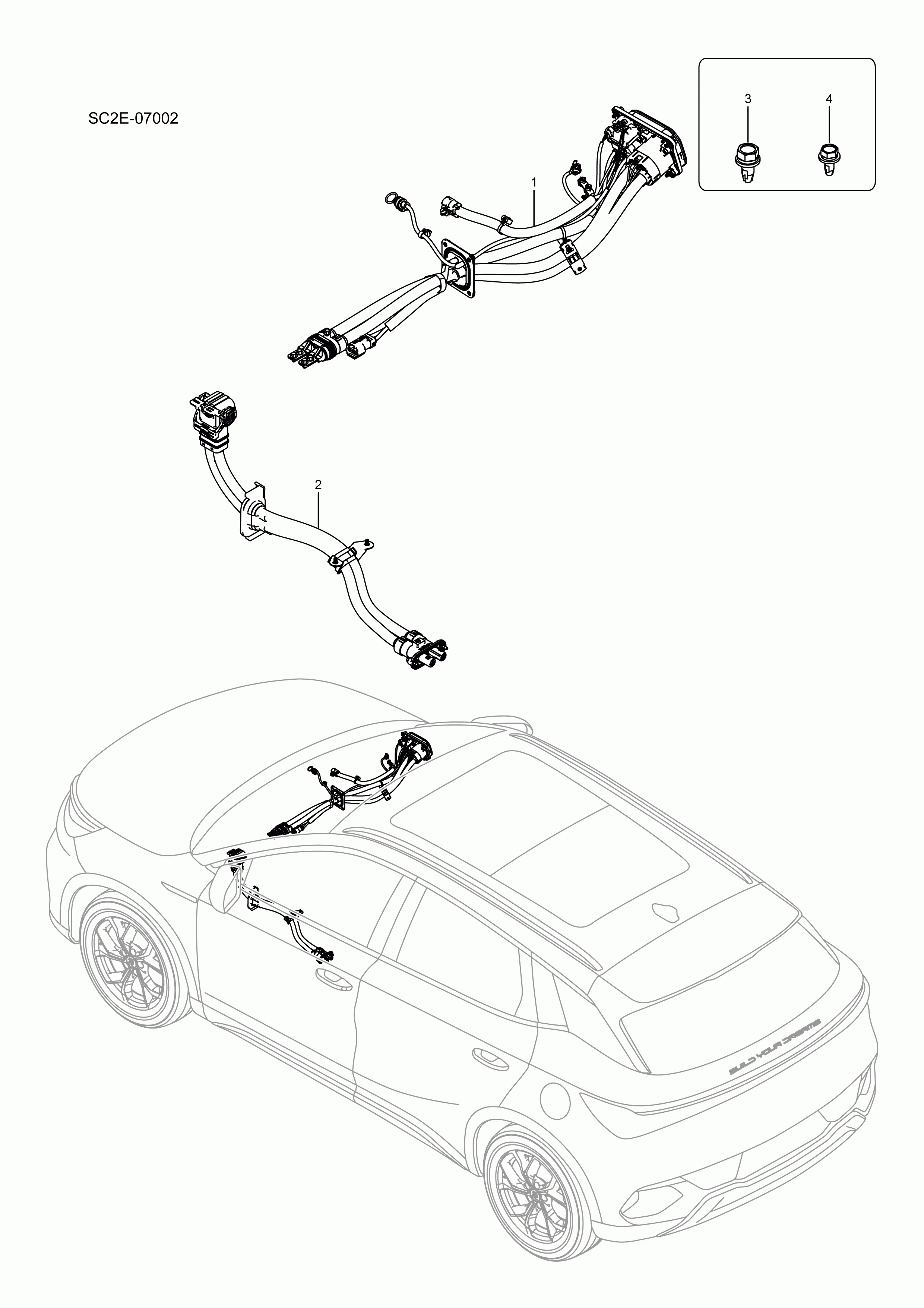 SC2E-07002 High Voltage Wire and Accessories