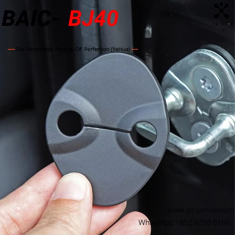 For Baic BJ40 Plus Ickx K2 2021-2022 Door Latch Cover Rust Proof Sleeve Limiter Decoration Accessories for Vehicles
