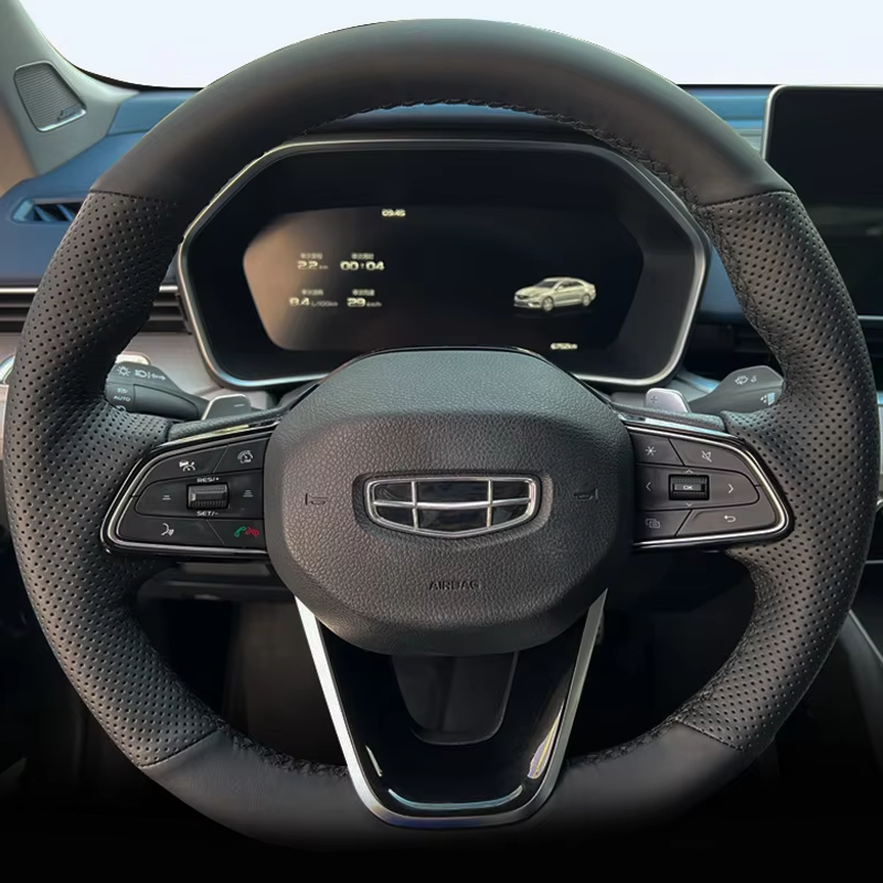 For Geely Tugella Xingyue FY11 2020-2023 Car Steering Wheel Cover Auto Accessory Interior Accessories Automobiles Parts