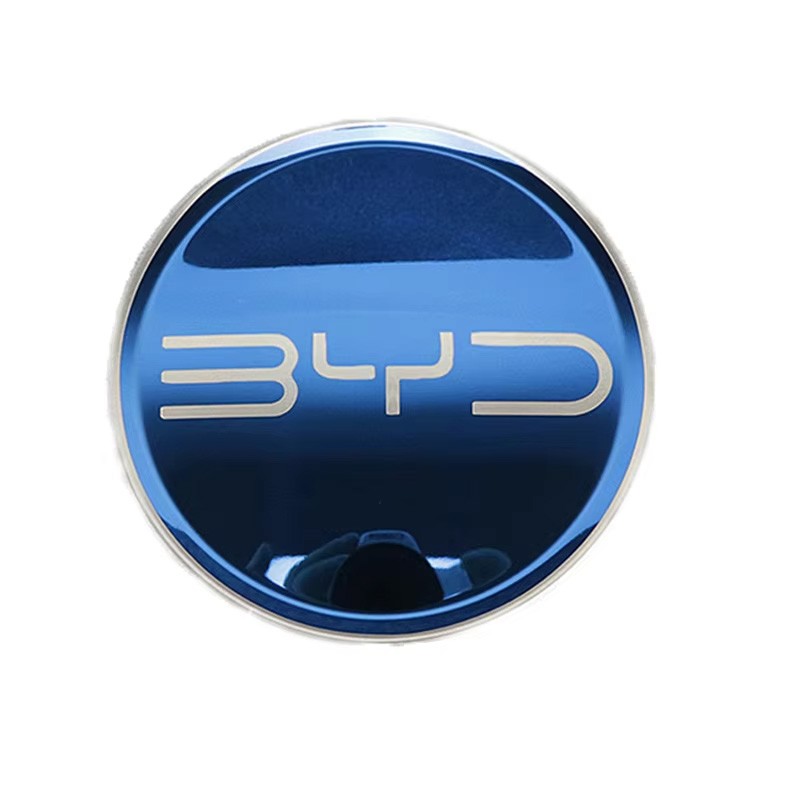 BYD Seagull 2023-2024 Car Steering Wheel Emblem Decorative Sticker Metal Logo Anti Scratch Wear-resistant Auto Interior
