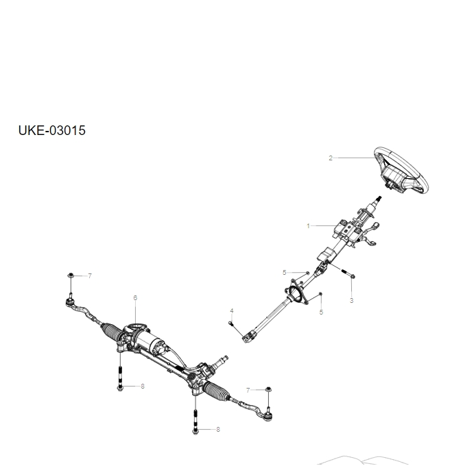 UKEA-03015 Steering System
