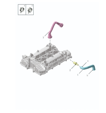Crankcase ventilation pipe1060