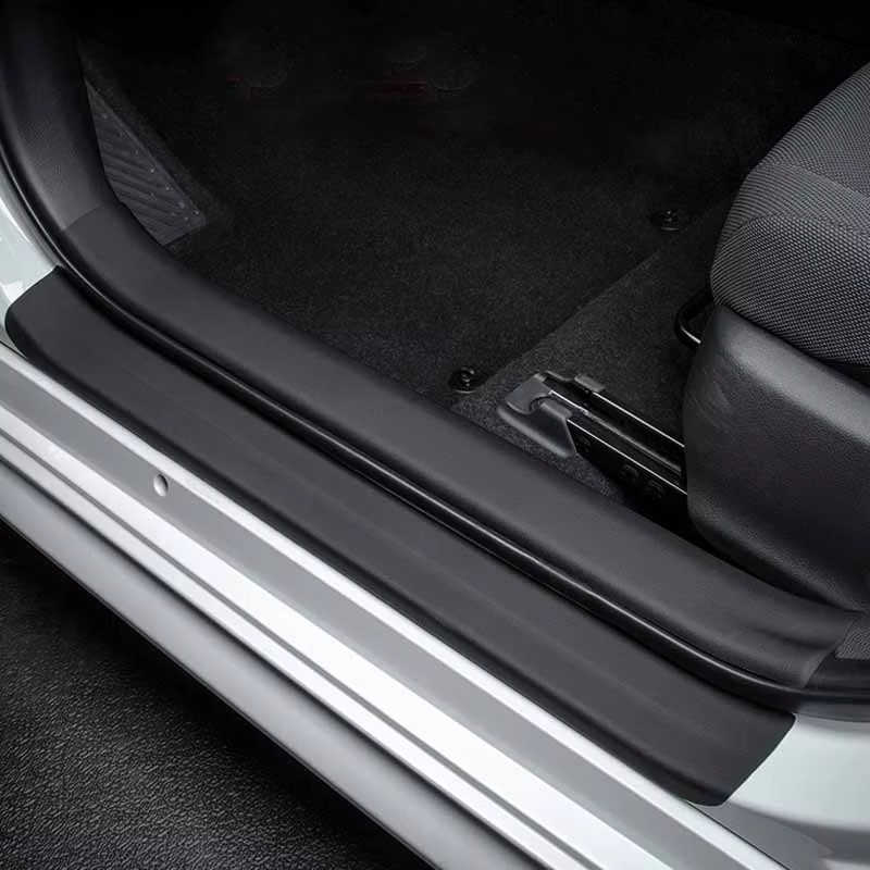 Changan CS75 Plus 2022-2023 Car Door Sill Leather Stickers Protection Plate Threshold Strip Taildoor Accessories