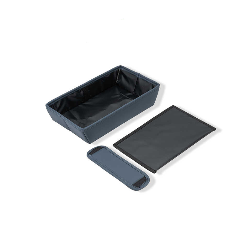 For Zeekr 001 2021 2022 2023 2024 Under Center Console Leather Organizer Storage Boxes Seam Storage Boxes Car Styling Interiors