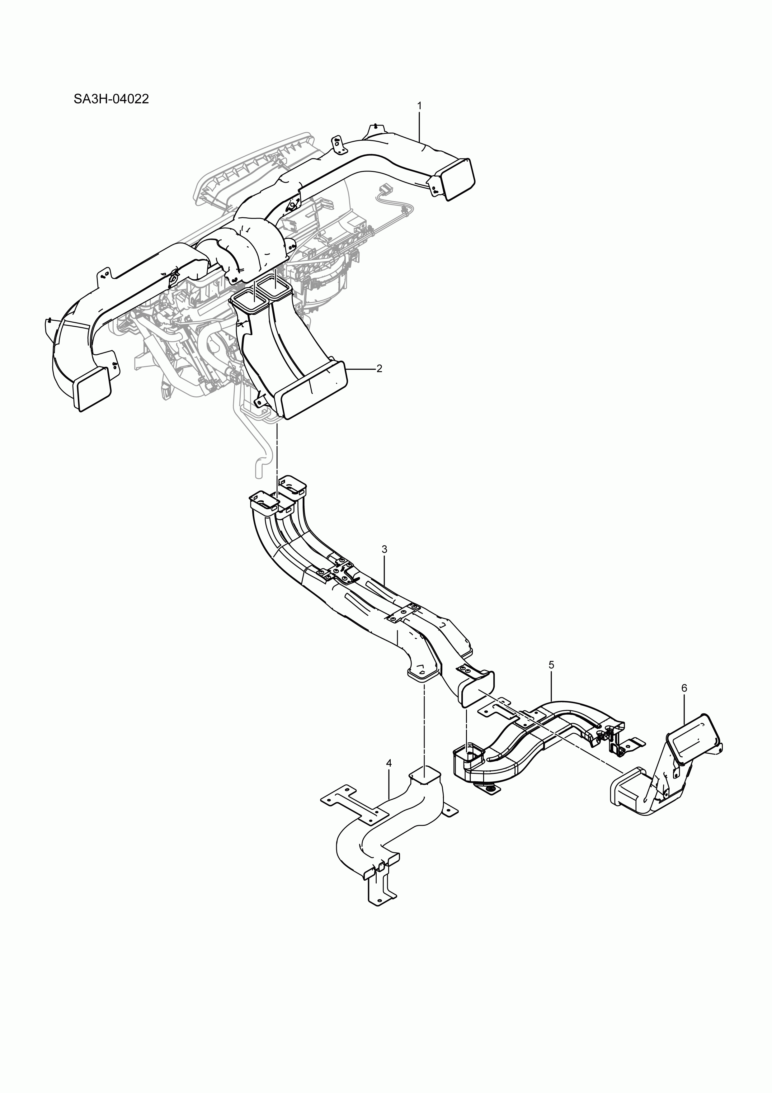 SA3HJ-04022 air duct