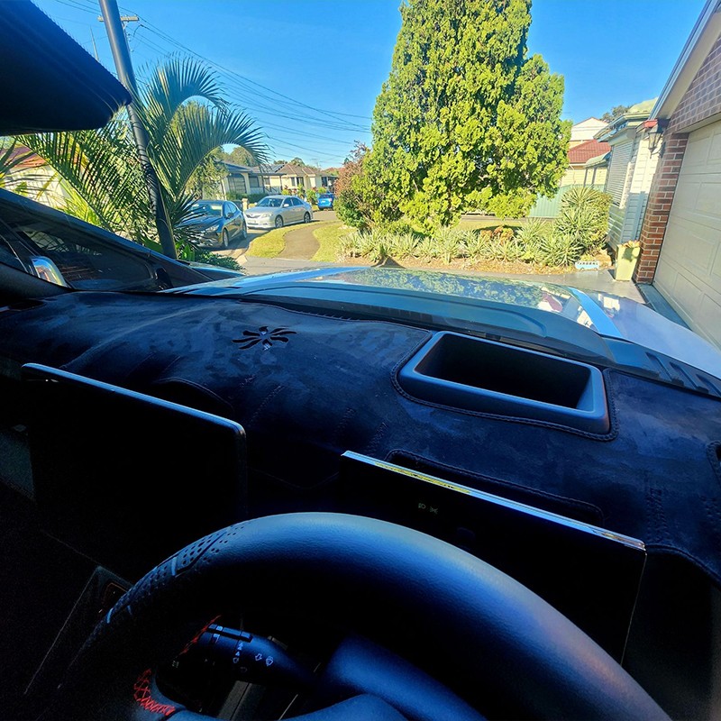 BYD Shark Dash Mats Black Suede