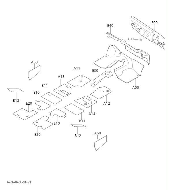 Floor insulation board6206-1