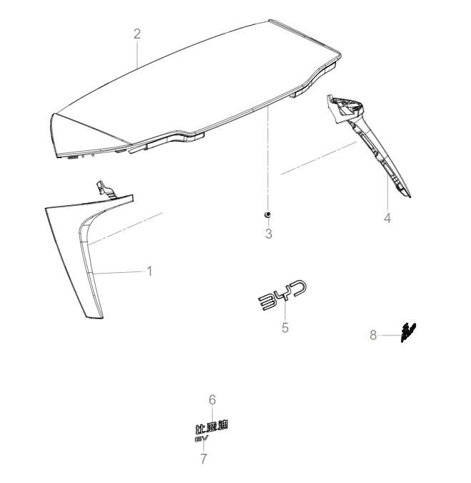 SC3E-05005 exterior decoration