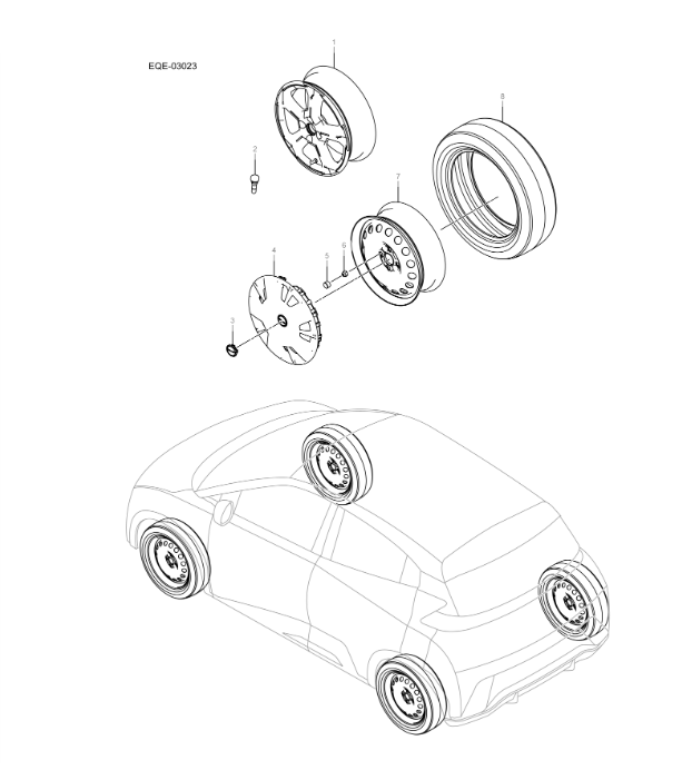 EQE-03023 Wheel System