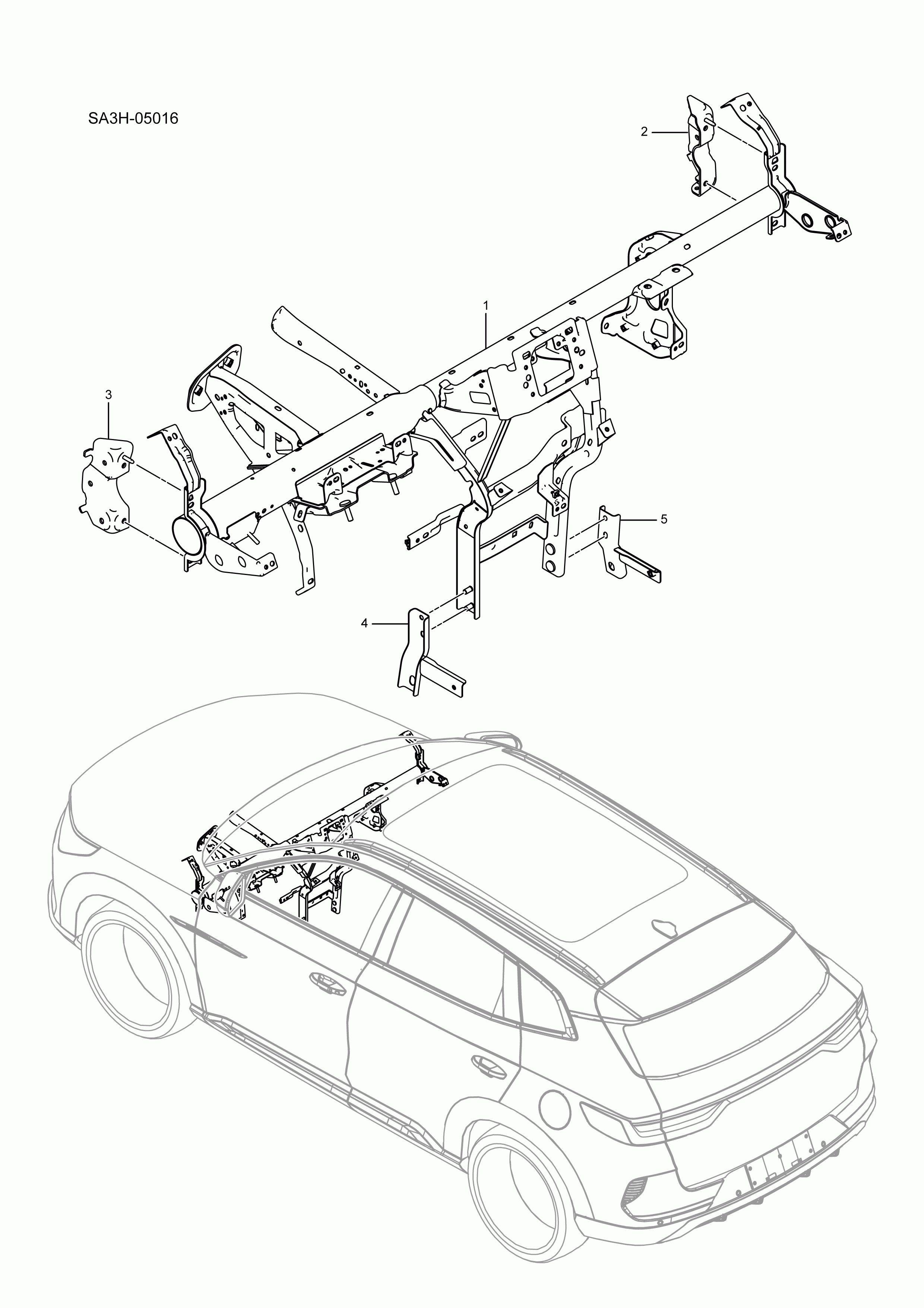 SA3HJ-05016 Tube Beam