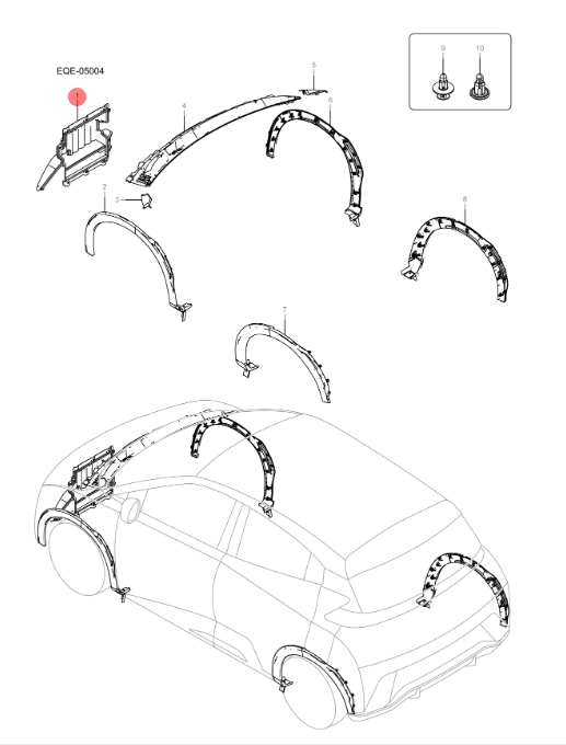 EQE-05004 Front Cabin Decoration