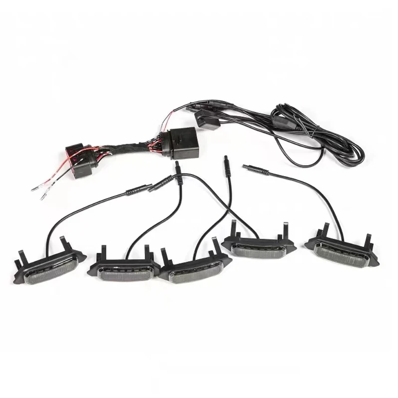 Chery Jetour Traveller T2 Medium Mesh Light LED Small Yellow Light Front Grille Decorative Light Modification Accessories