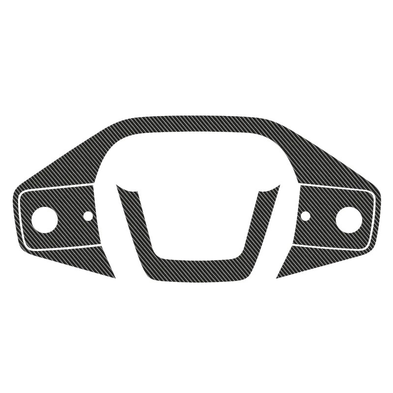 For Jaecoo J6 Chery Icar 03 EV 2024 2025 Steering Wheel Decorative Sticker Carbon Fiber Pattern