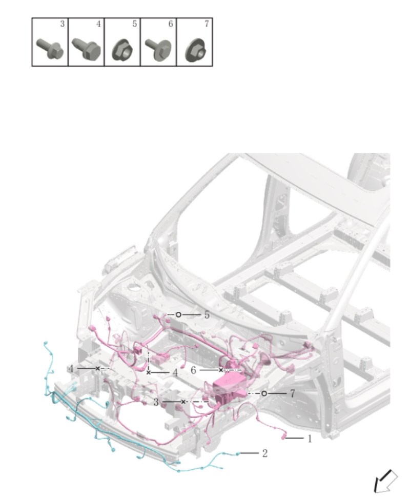 HARNESS FOR ENGINE COMPARTMENT7013
