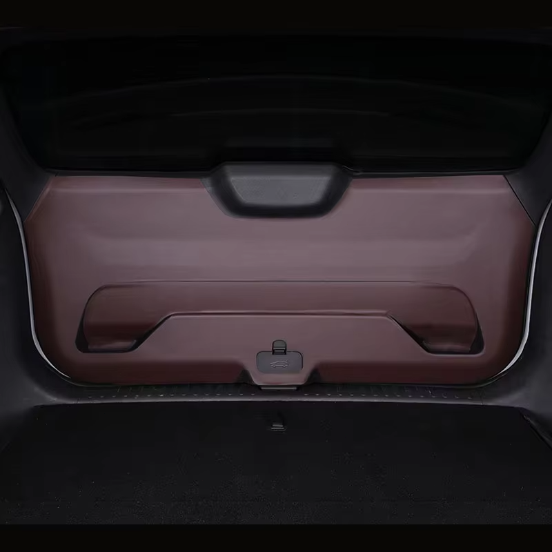 For GEELY Monjaro Manjaro Xingyue L KX11 2022 2023 Car Trunk Tailgate Anti Kick and Dust Pad Protection PU Leather