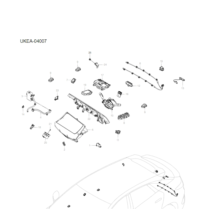 UKEA-04007 Vehicle Electrical Accessories