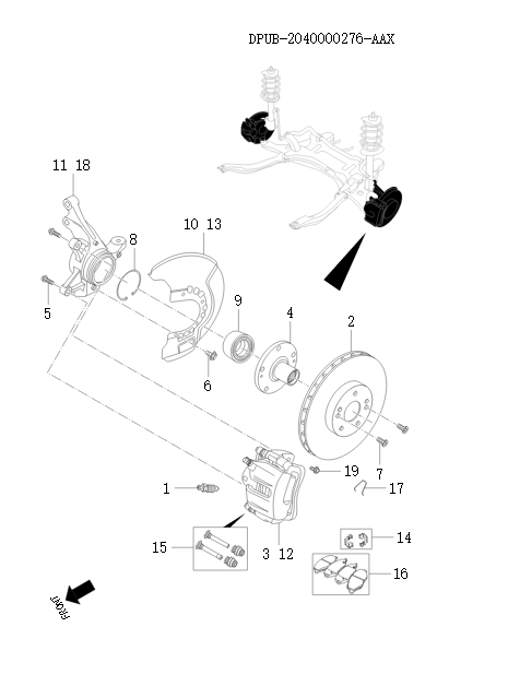 Front brake assembly   33