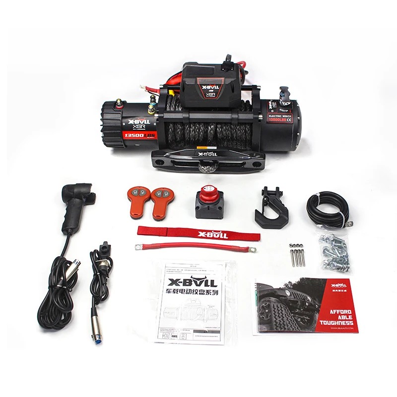 For Baic BJ40 Plus Ickx K2 2021-2023 Car Mounted Modified Silent Waterproof Rescue and Self Rescue Portable Electric Winch