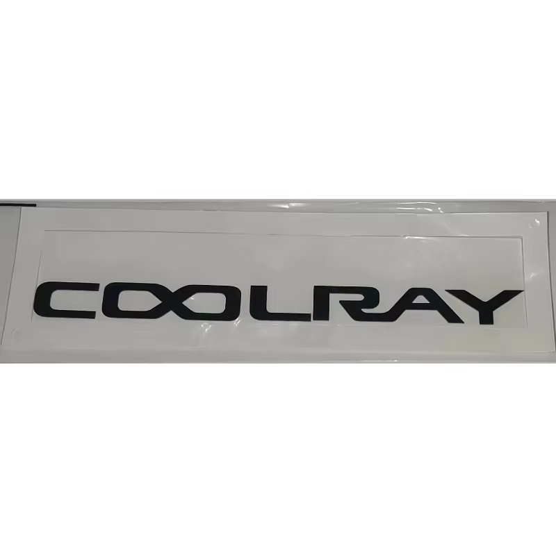 For Geely Coolray Binyue 304 Stainless Steel Black Car Stickers Car Tail Ornament Personality Design Letter Car Accessories