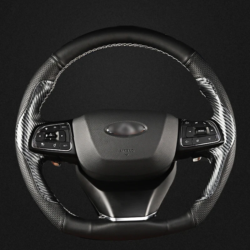 Chery Tiggo 7 Tiggo 8 Pro Max 2021 -Car Accessories Interior Parts Braiding Cover for Steering Wheel Covers Automobiles