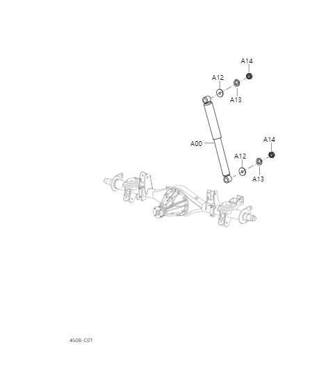 Rear shock absorber4508