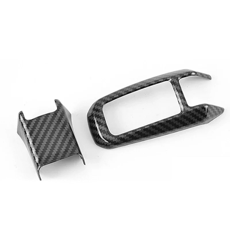 GWM Great Wall Poer 2019-2024 Car Gear Shift Knob Cover Trim Fiberglass Style Car Accessories