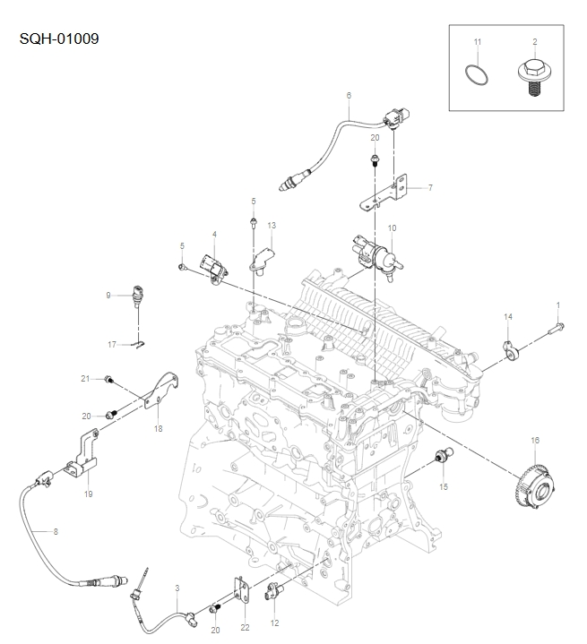 SQH-01009 engine sensor
