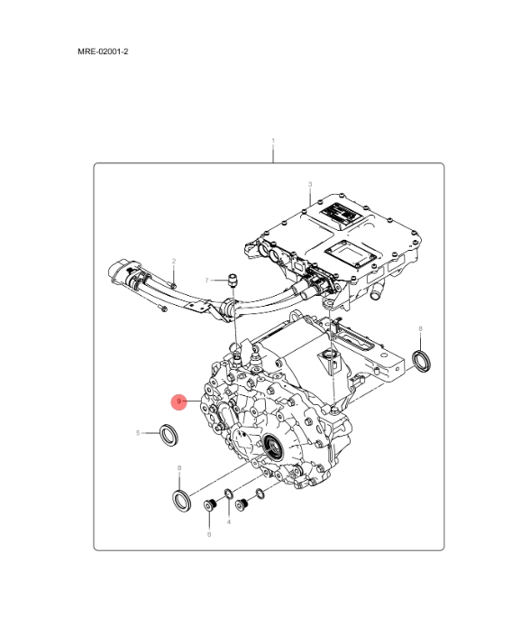 MREH-02002后驱电动总成