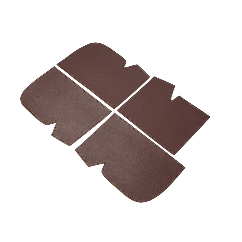 For GEELY Monjaro Manjaro Xingyue L 2022 2023 KX11 Door Handrail Stickers Protective Case Leather 4PCS Car Accessories