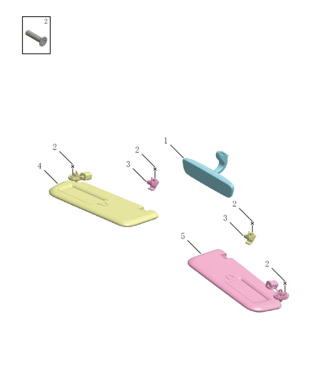 Endoscope and sun visor6015