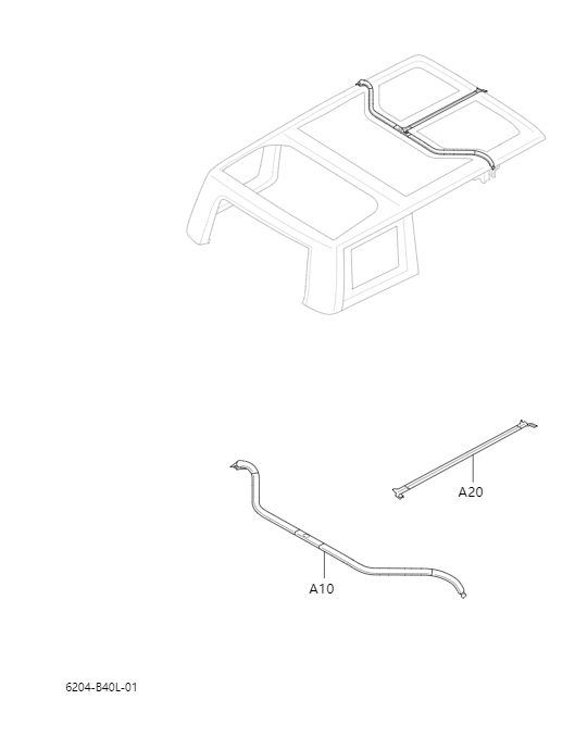 Roof interior and soundproofing pad6204-1