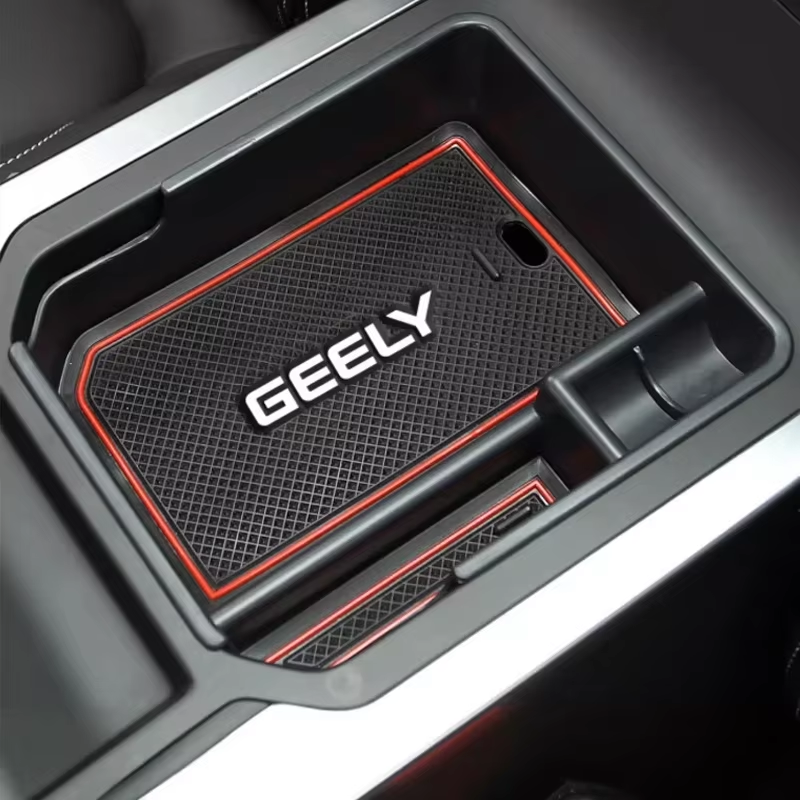 For Geely Atlas Pro Azkarra Boyue Pro FX11 2020-2023 Armrest Storage Box Car Supplies Accessories Vehicles Stowing Tidying Stuff