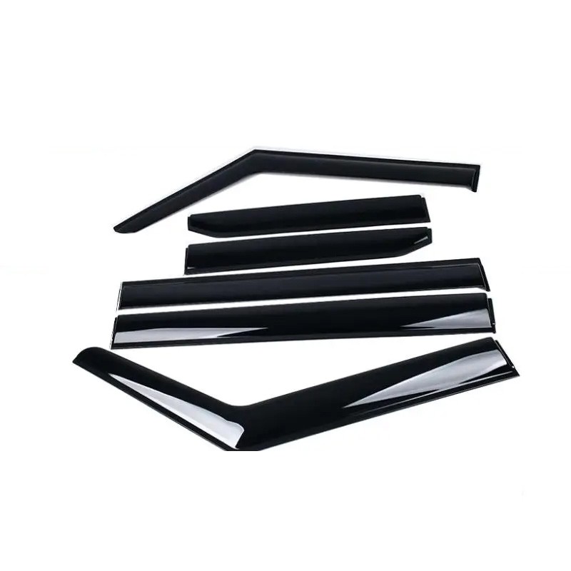 For Jaecoo J6 Chery Icar 03 2024-2025 Chrome Trim Car Window Sun Shade Anti Rain Decoration Protector Sticker Cover Garnish