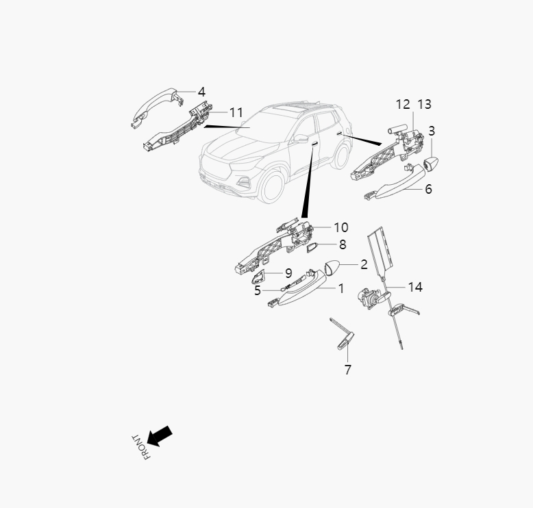Handle and lock cylinder1-15-1