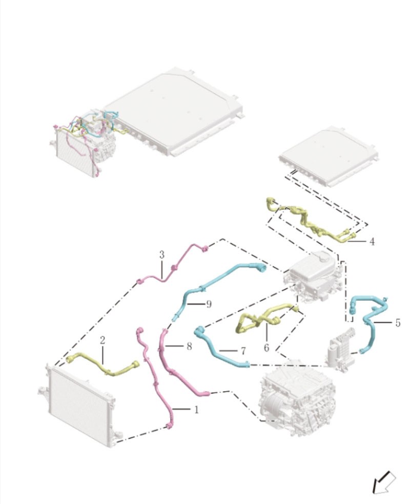 Power cooling pipeline2232