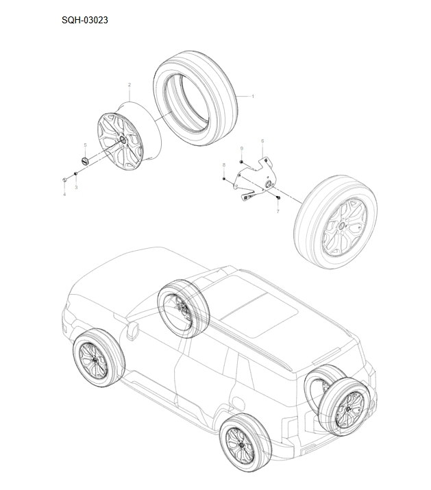 SQH-03023 wheel system