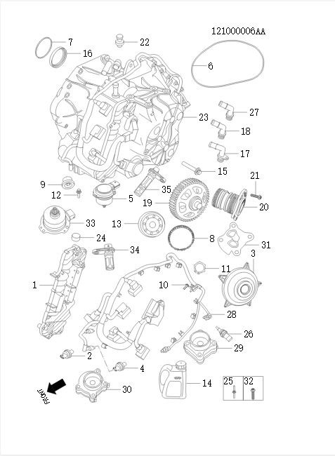 Automatic transmission assembly-7DCT      37