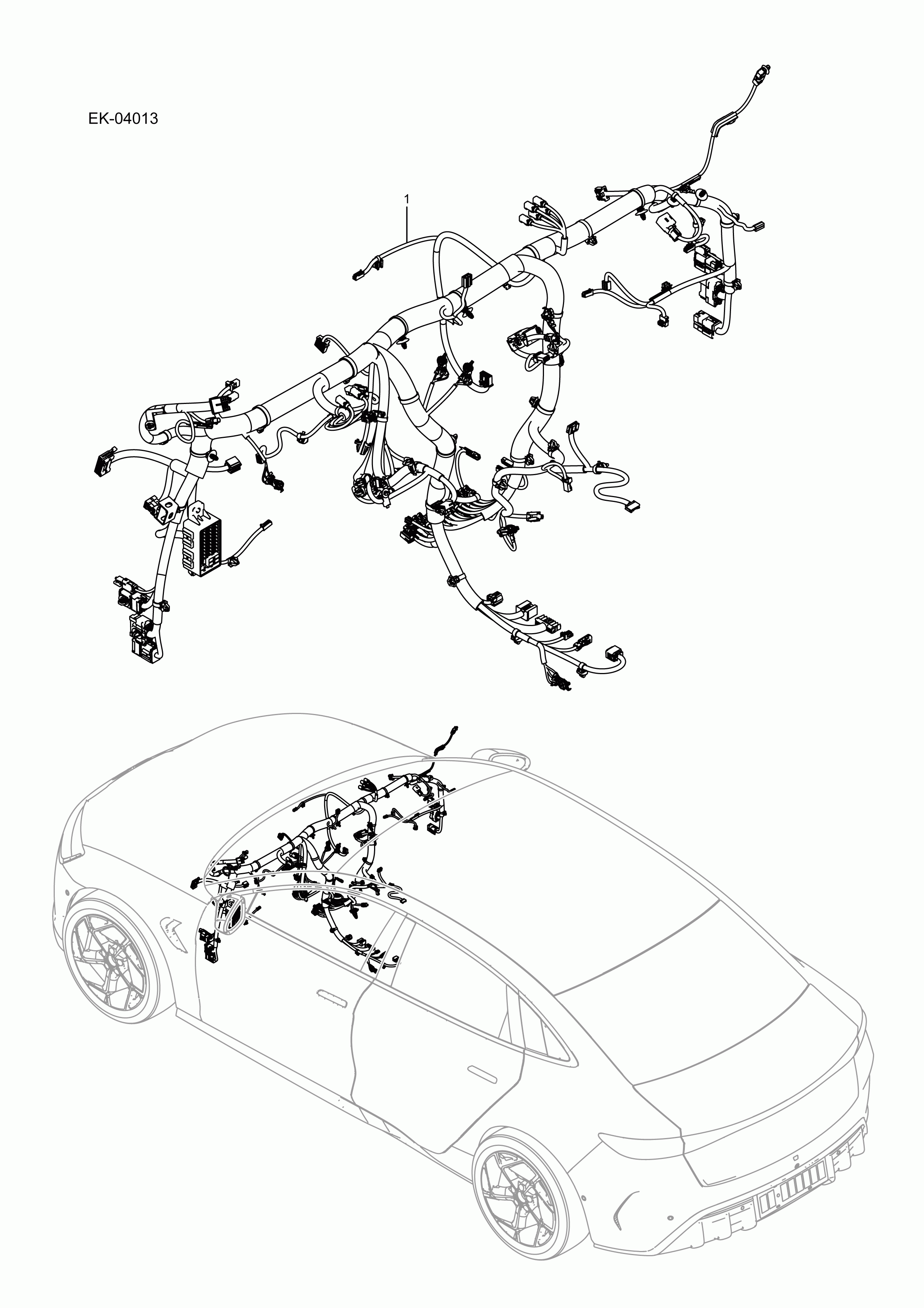 EK-04013 instrument panel harness