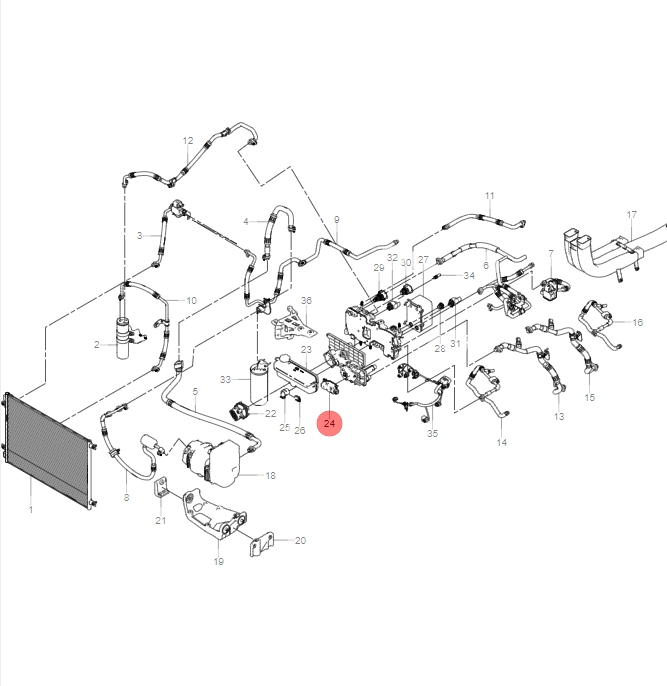 UKEA-04021 air conditioning pipeline