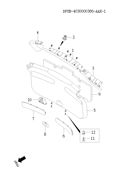 Rear window interior decoration   53