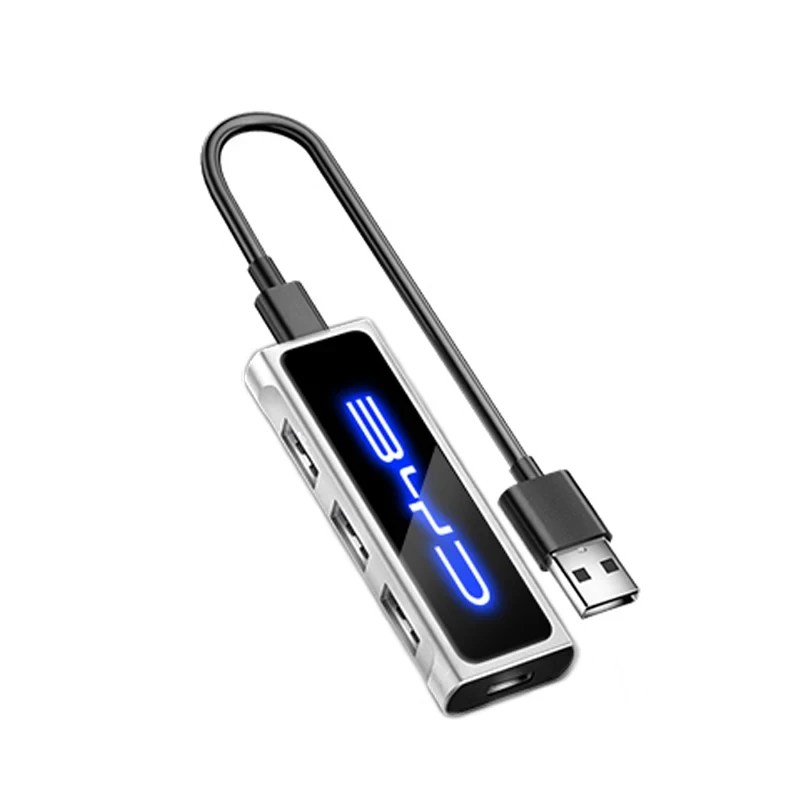 BYD USB Hub 4 In 1 Dock Station Charger Car phone charging