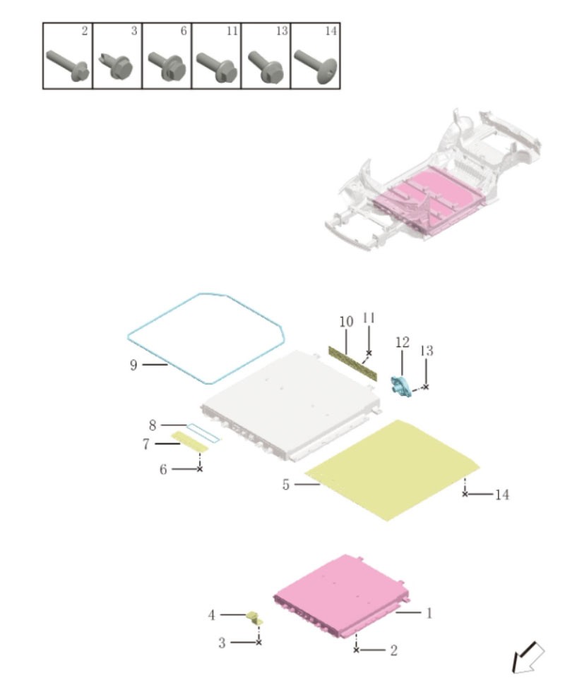 Power battery2210-honeycomb