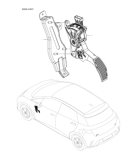 EM2E-03007 Acceleration System Assembly