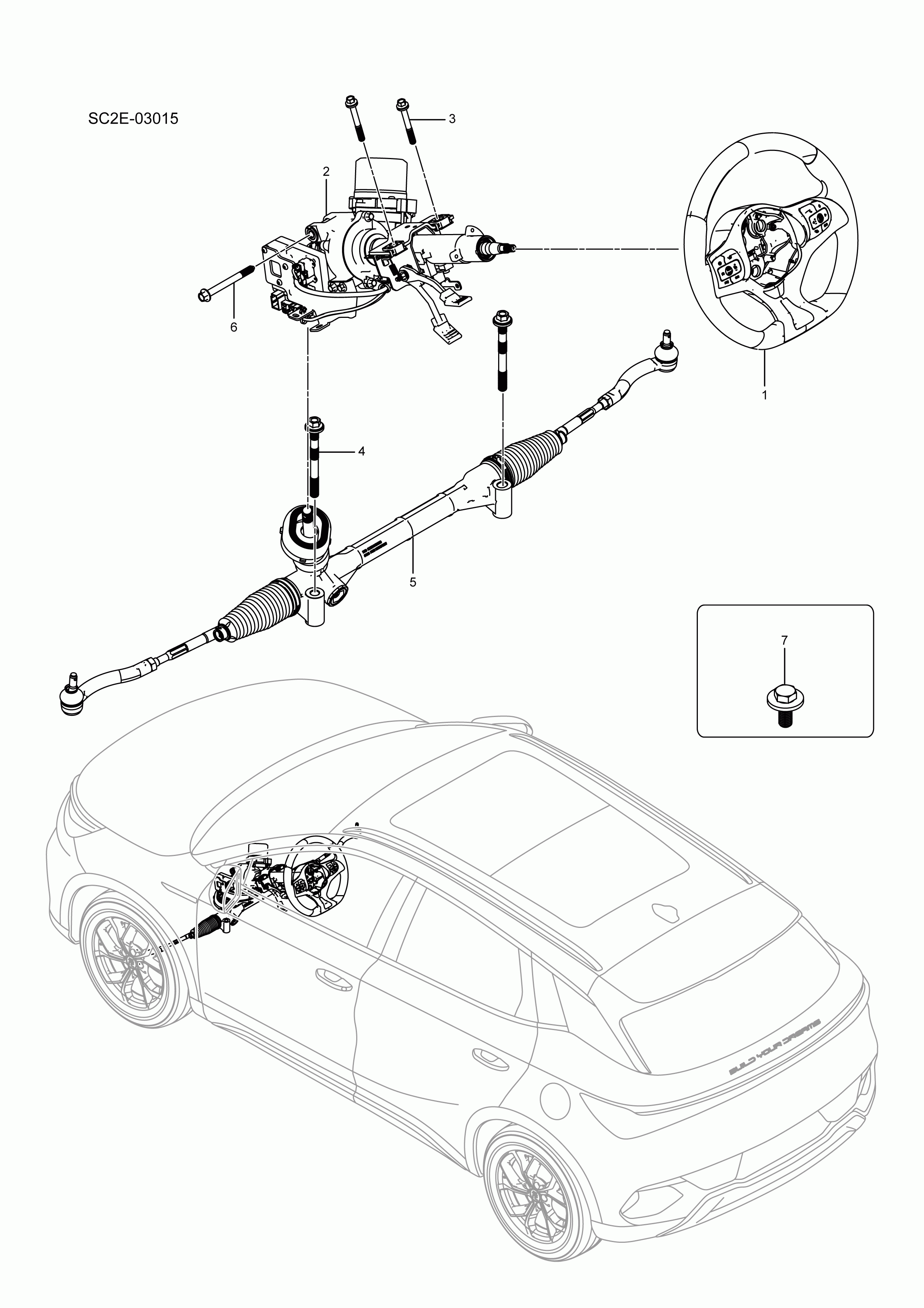 SC2E-03015 Steering System