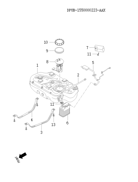 Fuel tank and carbon canister     128