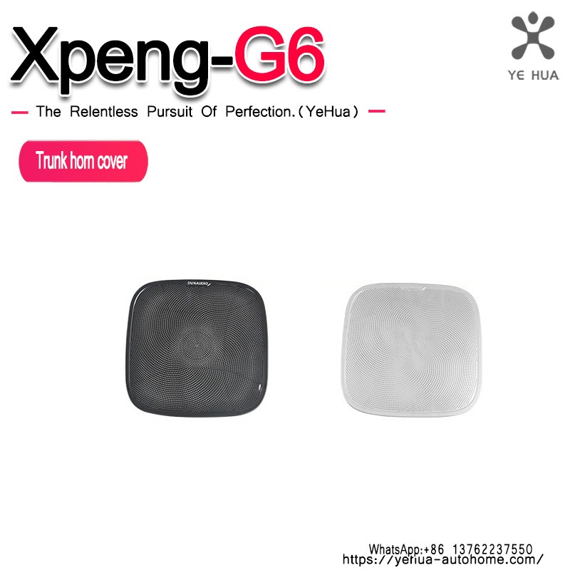 For Xpeng G6 2023-25 Trunk Speaker Net Cover High-grade Car Interior Mesh Enclosure  Aluminum Alloy Frame Metal Wire Grilles