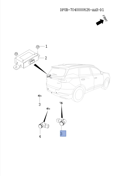Parking radar assist system    40